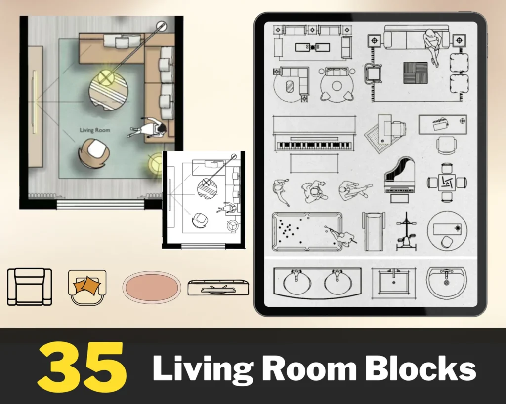 35 Living Room Blocks