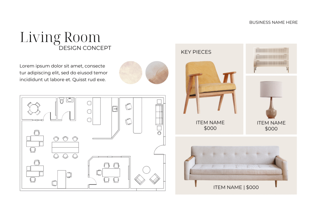 Key Pieces & Moodboard