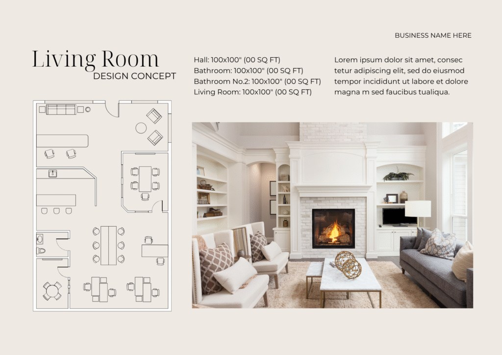 Living Room Design Concept